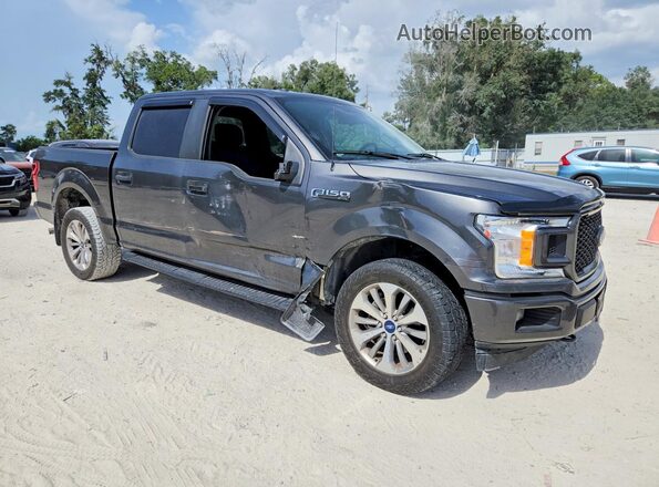 1FTEW1EG5JKF97572 2018 FORD F150 Charcoal Front right