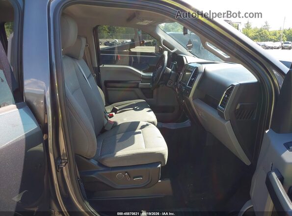 1FTEW1EG6GFD46805 2016 FORD F150 Черный Вид салона спереди