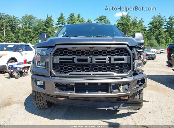 1FTEW1EG6GFD46805 2016 FORD F150 Черный Вид задней части салона