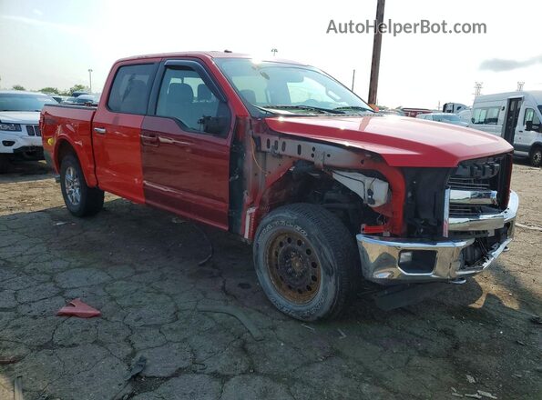 1FTEW1EG6GKD08613 2016 FORD F150 Red Front view