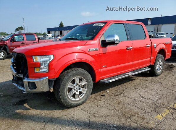 1FTEW1EG6GKD08613 2016 FORD F150 Red Rear left