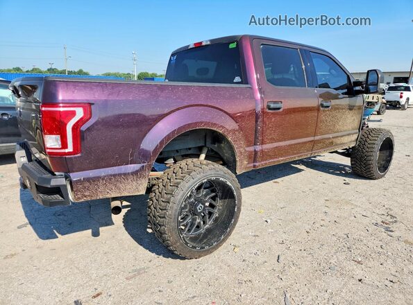 1FTEW1EG6HFA48790 2017 FORD F150 Burgundy Հետևի աջ