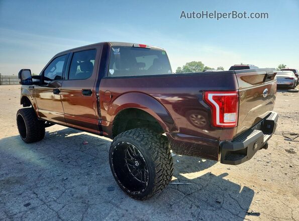 1FTEW1EG6HFA48790 2017 FORD F150 Burgundy Հետևի ձախ