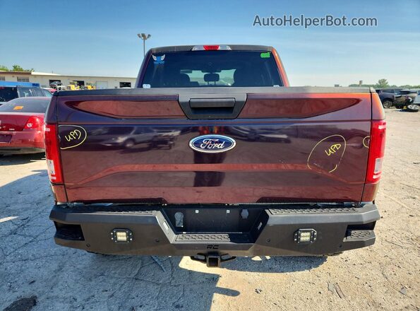 1FTEW1EG6HFA48790 2017 FORD F150 Burgundy Հետևի տեսք