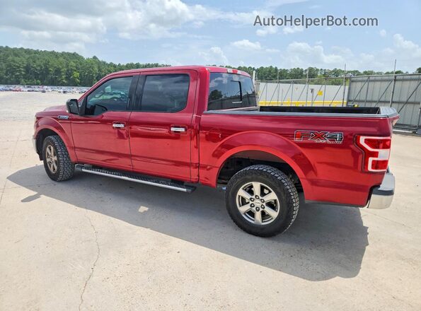 1FTEW1EG6JFA56801 2018 FORD F150 Red Задня ліва чверть