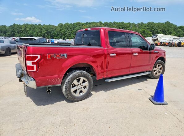 1FTEW1EG6JFA56801 2018 FORD F150 Red Задня права чверть