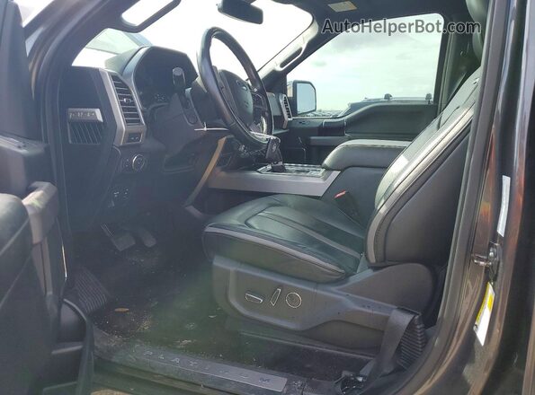 1FTEW1EG6JFC62815 2018 FORD F150 Gray Вид салону спереду