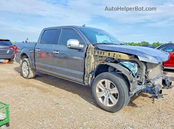 1FTEW1EG6JFC62815 2018 FORD F150 Gray Передня права чверть