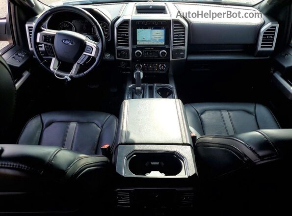 1FTEW1EG6JFC62815 2018 FORD F150 Gray Вид панелі приладів