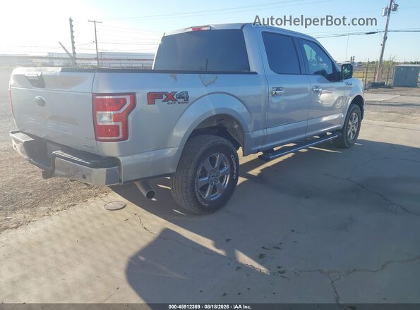 1FTEW1EG6JKC22936 2018 FORD F150 Серебряный Задняя правая четверть