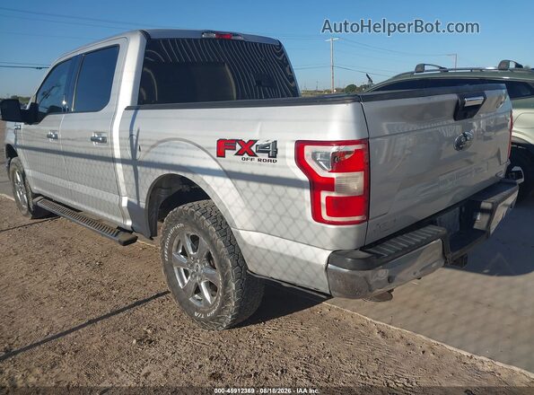 1FTEW1EG6JKC22936 2018 FORD F150 Серебряный Задняя левая четверть