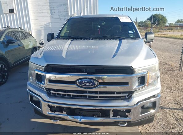 1FTEW1EG6JKC22936 2018 FORD F150 Серебряный Вид щитка приборов