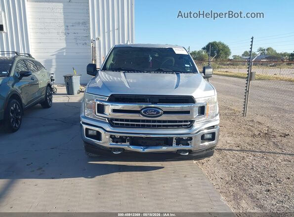 1FTEW1EG6JKC22936 2018 FORD F150 Серебряный Вид спереди
