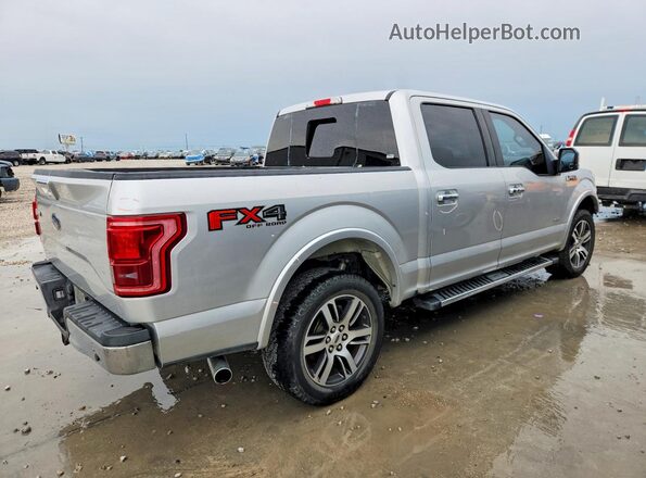1FTEW1EG7GFA30040 2016 FORD F150 Silver უკანა მარჯვენა