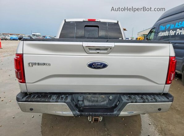 1FTEW1EG7GFA30040 2016 FORD F150 Silver უკანა ხედი