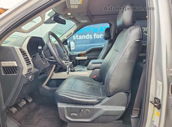 1FTEW1EG7GFA30040 2016 FORD F150 Silver წინა სალონის ხედი