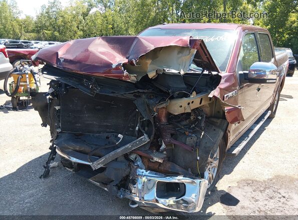 1FTEW1EG7GFB67303 2016 FORD F150 Maroon წინა ხედი
