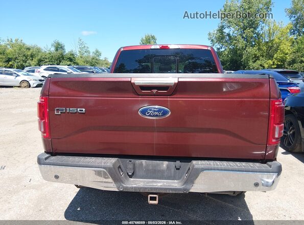 1FTEW1EG7GFB67303 2016 FORD F150 Maroon 