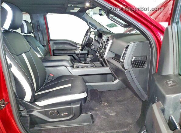 1FTEW1EG7GFB98115 2016 FORD F150 Burgundy Vista interior delantera