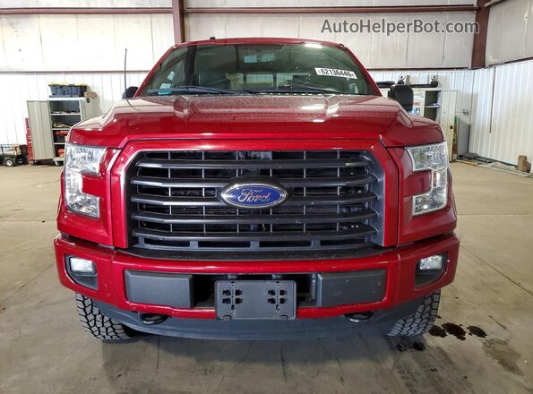 1FTEW1EG7GFB98115 2016 FORD F150 Burgundy Vista frontal