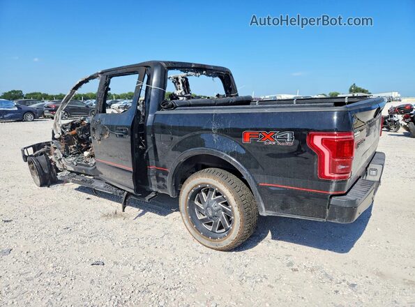 1FTEW1EG7GFC39052 2016 FORD F150 Черный Задняя левая четверть