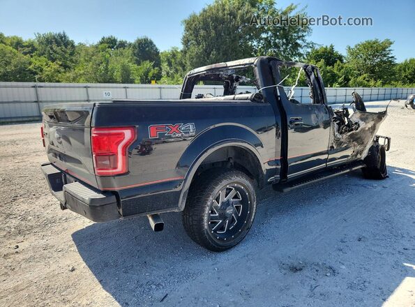 1FTEW1EG7GFC39052 2016 FORD F150 Черный Задняя правая четверть