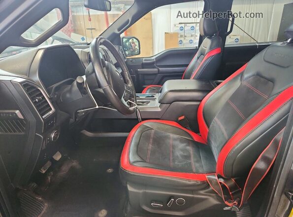 1FTEW1EG7GFD05390 2016 FORD F150 Gray Widok wnętrza z przodu