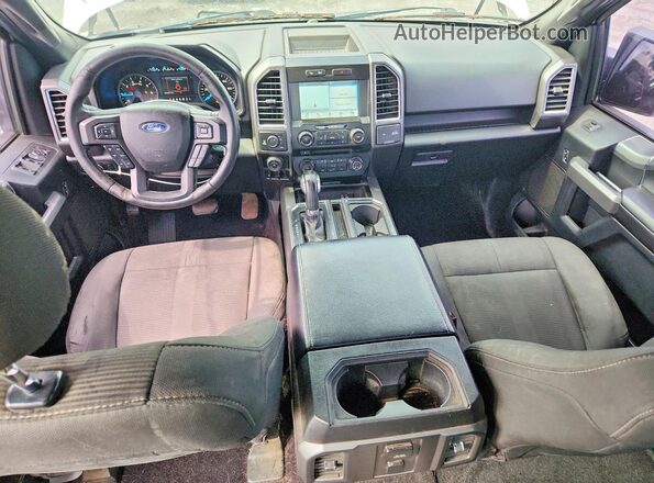 1FTEW1EG7GFD49017 2016 FORD F150 White Вид панелі приладів
