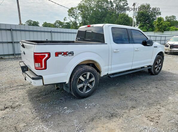 1FTEW1EG7GFD49017 2016 FORD F150 White Задня права чверть