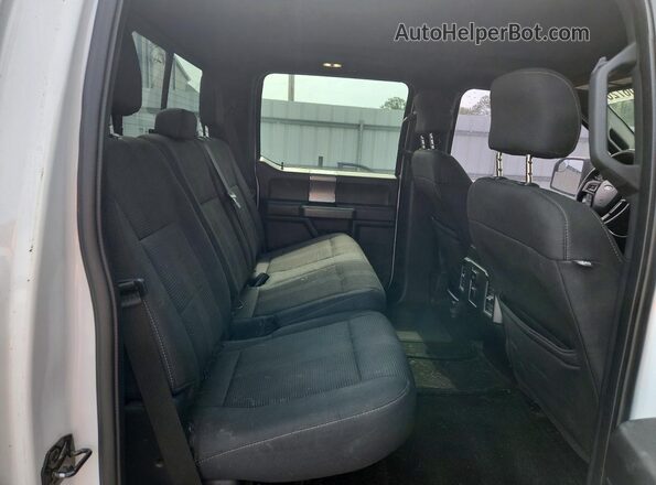 1FTEW1EG7GFD49017 2016 FORD F150 White Вид задніх сидінь