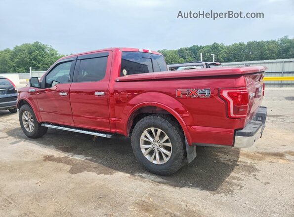 1FTEW1EG7GKD94501 2016 FORD F150 Red უკანა მარცხენა