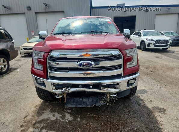 1FTEW1EG7GKD94501 2016 FORD F150 Red წინა ხედი