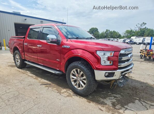 1FTEW1EG7GKD94501 2016 FORD F150 Red წინა მარჯვენა