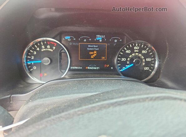 1FTEW1EG7GKD94501 2016 FORD F150 Red ხელსაწყოთა პანელის ხედი