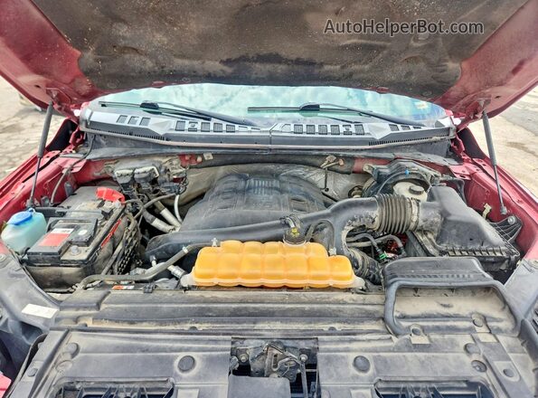 1FTEW1EG7GKD94501 2016 FORD F150 Red უკანა სალონის ხედი