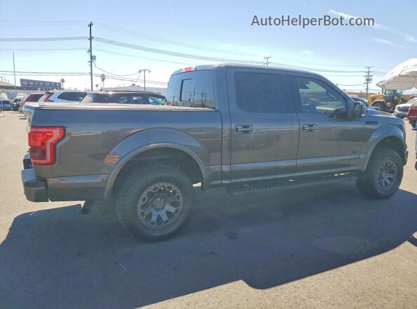 1FTEW1EG7GKF52349 2016 FORD F150 Charcoal Задня права чверть