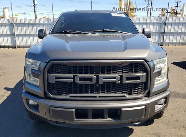 1FTEW1EG7GKF52349 2016 FORD F150 Charcoal Вид спереду