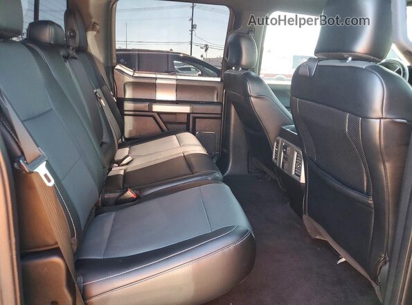 1FTEW1EG7GKF52349 2016 FORD F150 Charcoal Вид задніх сидінь