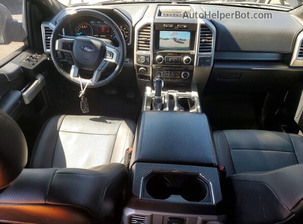 1FTEW1EG7GKF52349 2016 FORD F150 Charcoal Вид панелі приладів