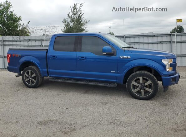 1FTEW1EG7HFB43892 2017 FORD F150 Blue 