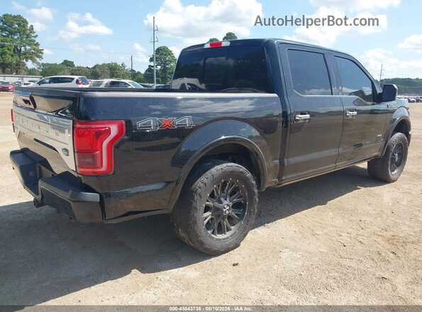 1FTEW1EG7HFB86242 2017 FORD F150 Black Задня права чверть