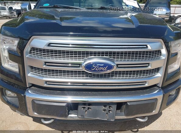 1FTEW1EG7HFB86242 2017 FORD F150 Black Вид спереду