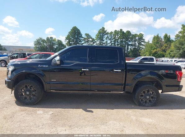 1FTEW1EG7HFB86242 2017 FORD F150 Black Панорамний вид салону 360°