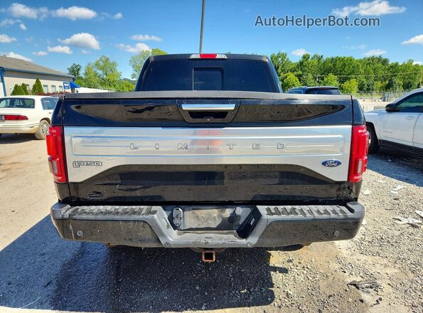 1FTEW1EG7HFC90505 2017 FORD F150 Black Widok z tyłu