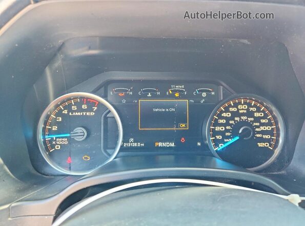 1FTEW1EG7HFC90505 2017 FORD F150 Black Widok zestawu wskaźników