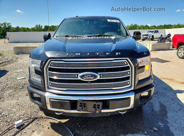 1FTEW1EG7HFC90505 2017 FORD F150 Black Widok z przodu