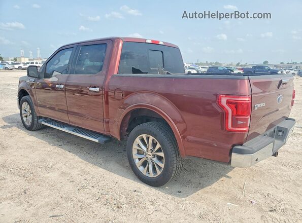 1FTEW1EG7HKC17576 2017 FORD F150 Burgundy უკანა მარცხენა