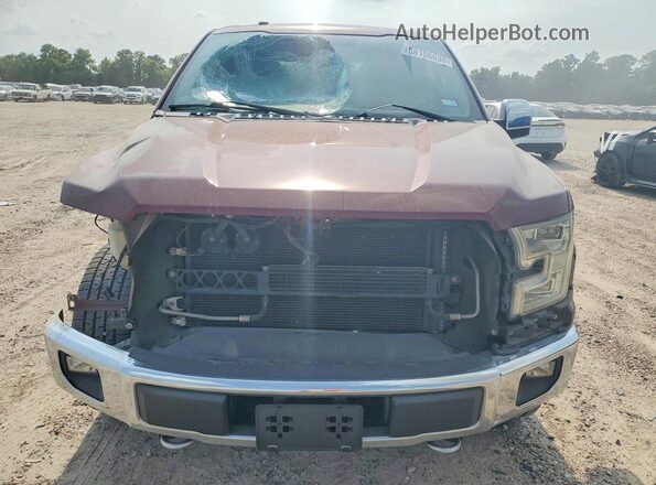 1FTEW1EG7HKC17576 2017 FORD F150 Burgundy წინა ხედი