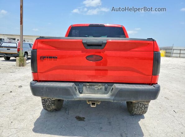 1FTEW1EG7HKC65658 2017 FORD F150 Красный Вид сзади