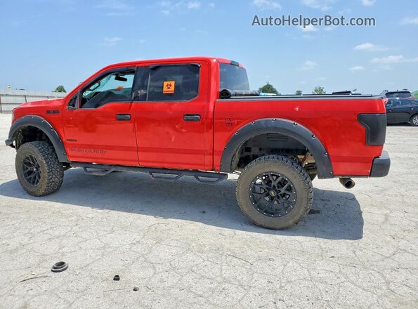 1FTEW1EG7HKC65658 2017 FORD F150 Красный Задняя левая четверть